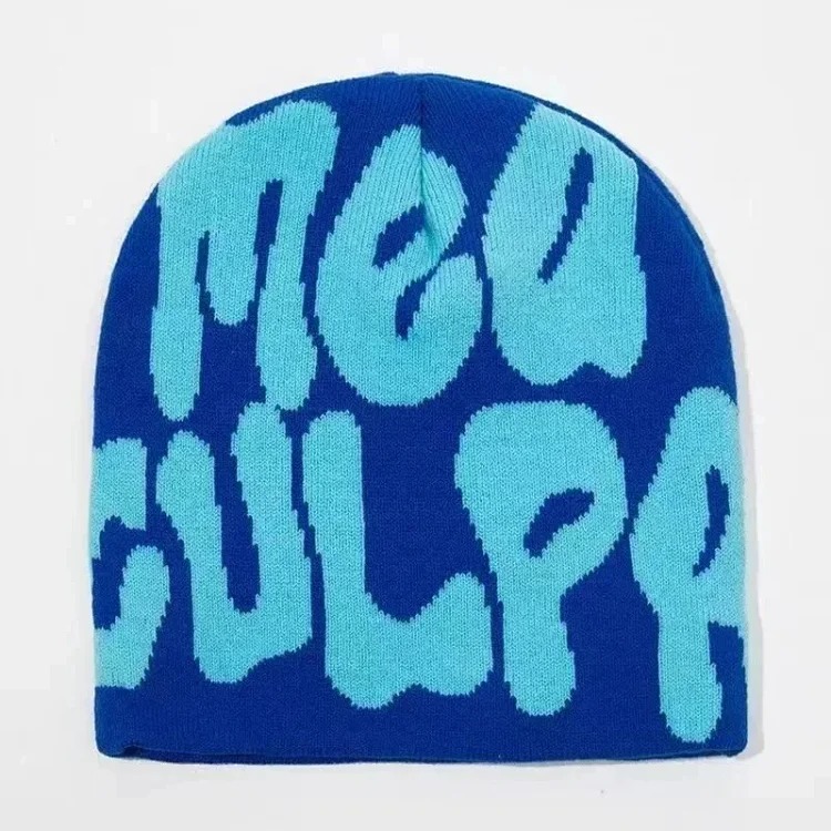 Autumn and winter fashionable knitted hat 02