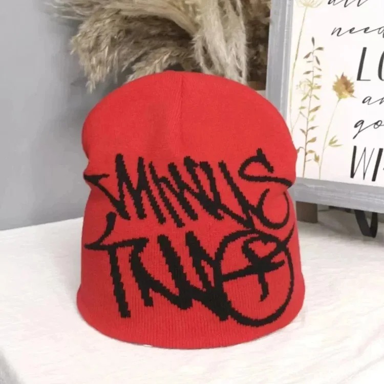 Autumn and winter fashionable knitted hat 02