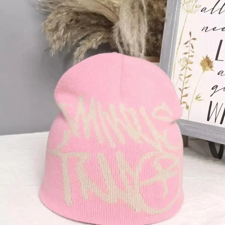 Autumn and winter fashionable knitted hat 02