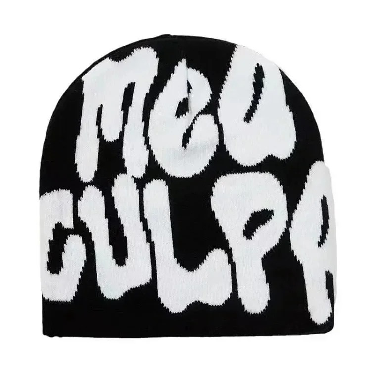 Autumn and winter fashionable knitted hat 02
