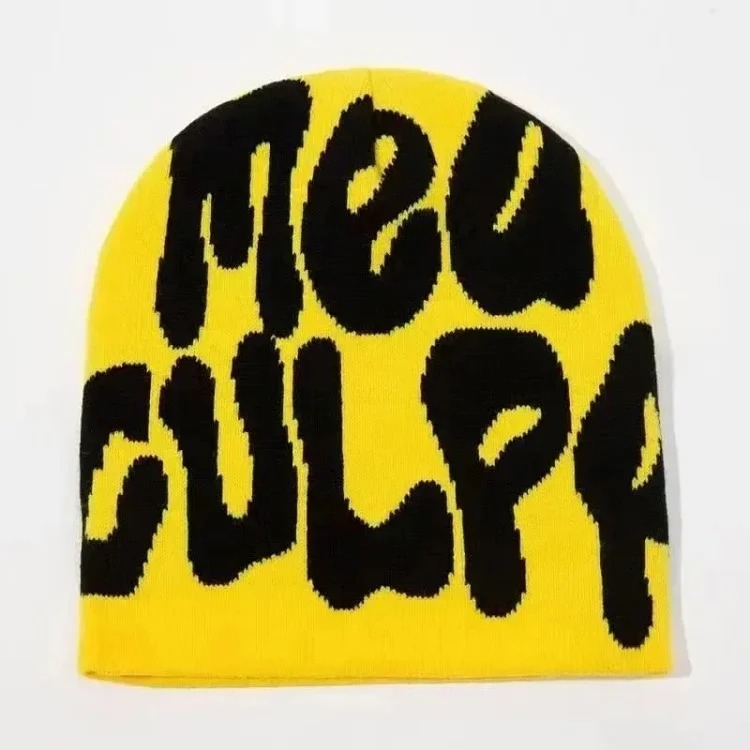 Autumn and winter fashionable knitted hat 02