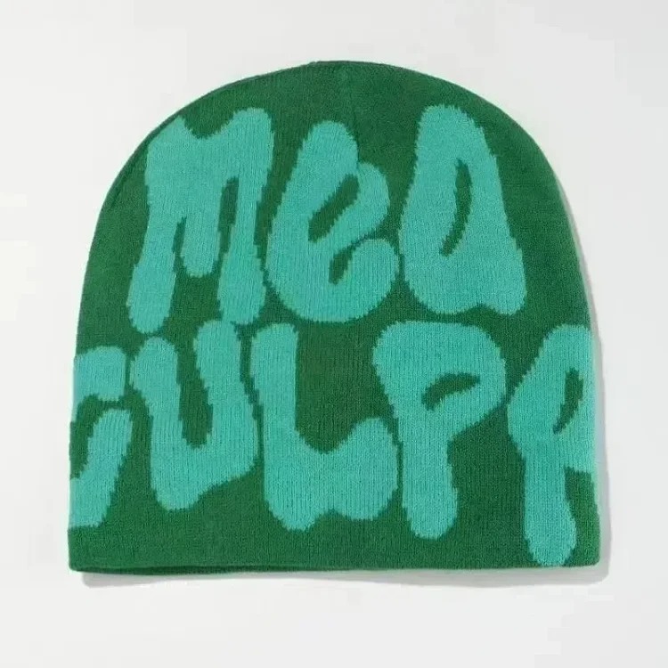 Autumn and winter fashionable knitted hat 02