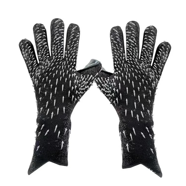 Football goalkeeper gloves thickened children and adults latex fingerless training breathable and comfortable football goalkeeper gloves
