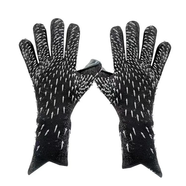 Football goalkeeper gloves thickened children and adults latex fingerless training breathable and comfortable football goalkeeper gloves