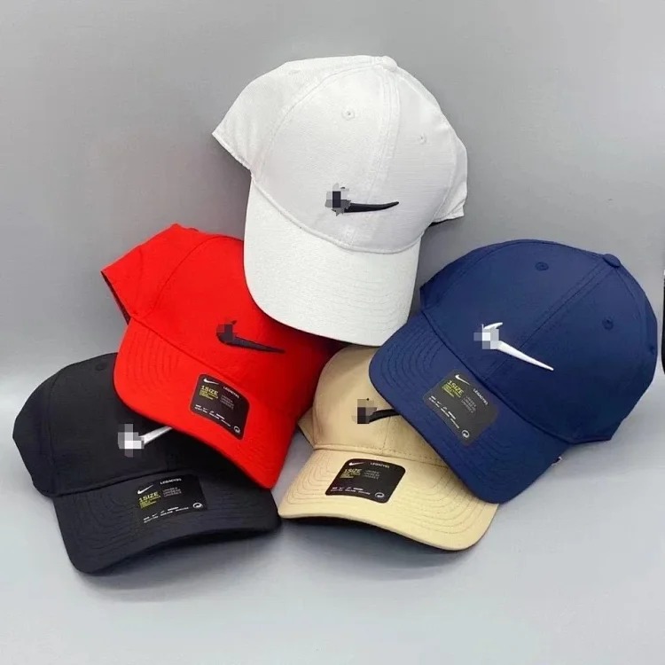 NIKE baseball cap men's elastic hat spring and summer outdoor quick-drying breathable sports peaked cap sunshade casual hat
