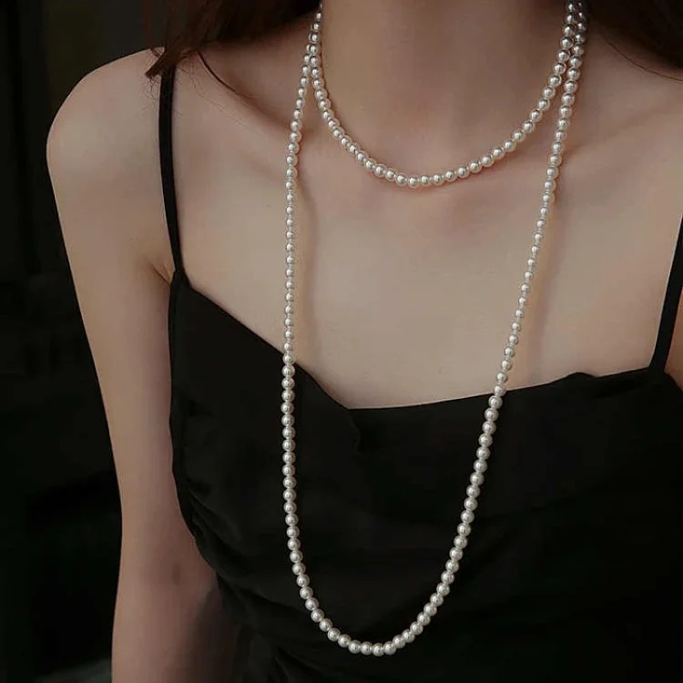 Premium Fall Winter Pearl Necklace