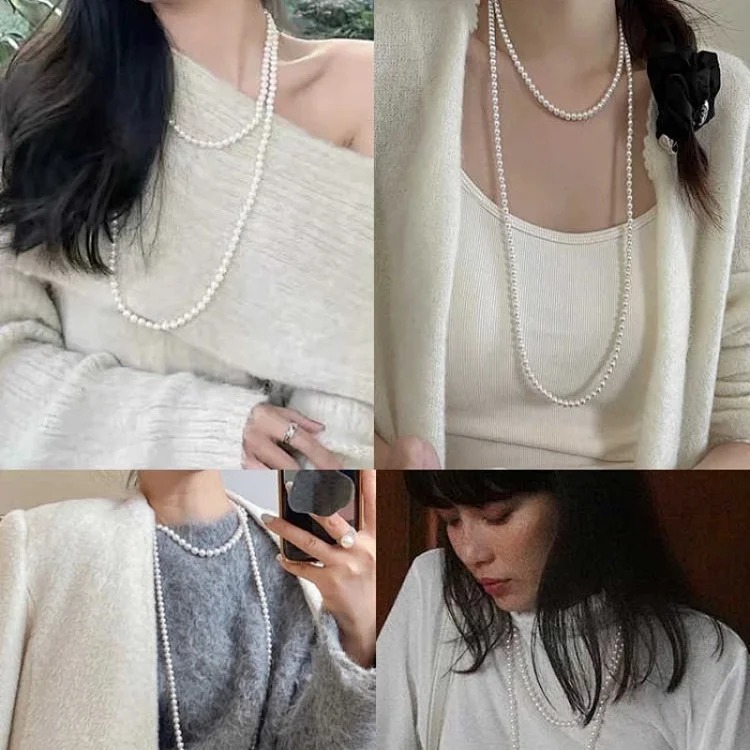 Premium Fall Winter Pearl Necklace