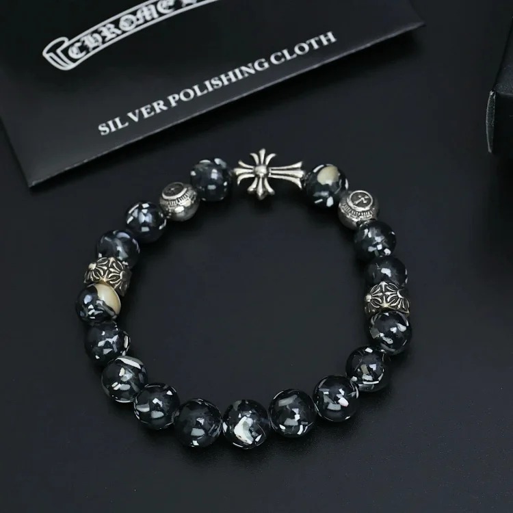 Chr Ome Hea Rts Bracelets