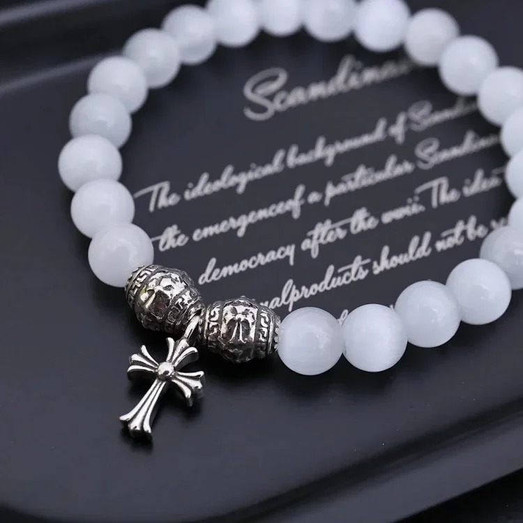 Chr Ome Hea Rts Bracelets